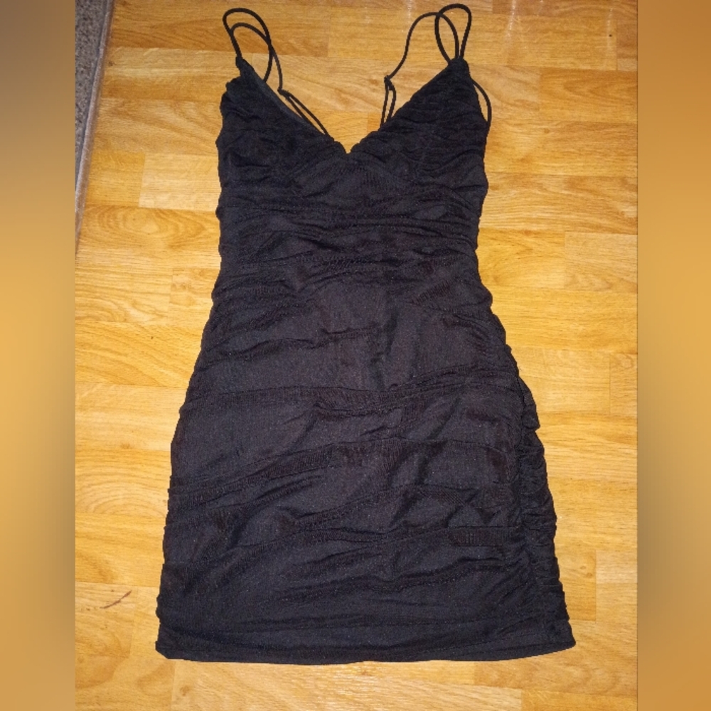 Chic Black Dress by Fiestar L